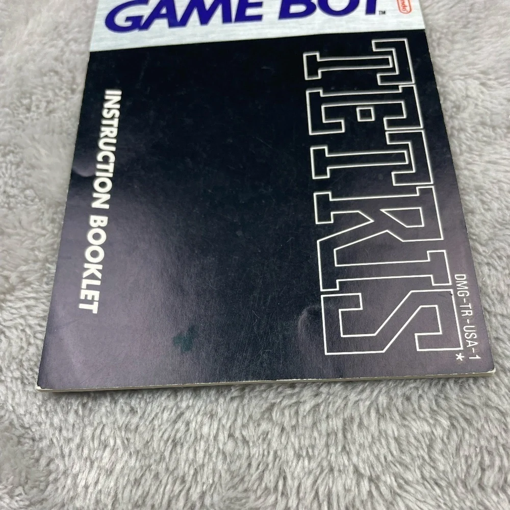 Tetris Nintendo Gameboy Video Game MANUAL ONLY